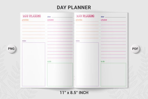 Download KDP || Day Planner || 01 - Premium Bundle